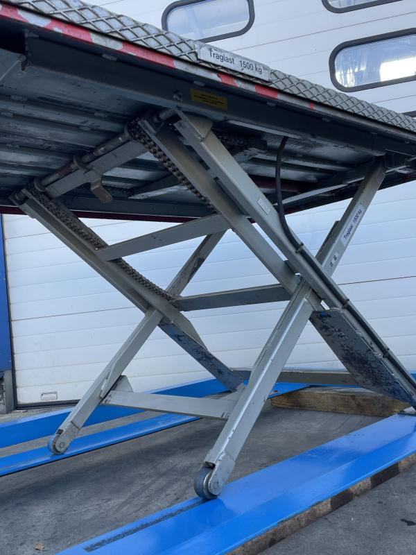 Hydr. Flachform-Scherenhubtisch bis 1000 kg  (ohne Hydraulikaggregat)