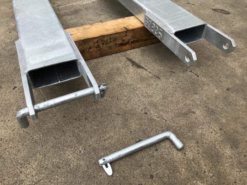 Gabelzinken Verlängerung in geschlossener Ausführung, Gabelverlängerung für Gabelstaplergabeln Gabelzinkenverlängerungen, Gabelzinken, Staplerzinken