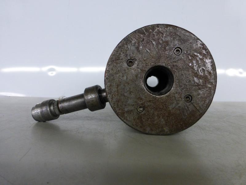 Einfachwirkender Leichtmetallzylinder mit Federrückzug, Hydraulikstempel, Hydraulikzylinder, Lukaszylinder, Maschinenheber Hohlzylinder