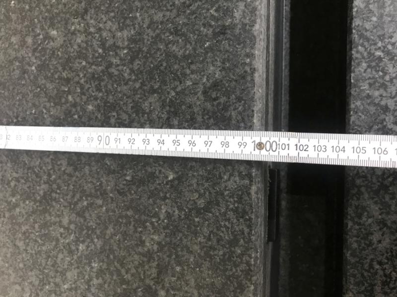 Hartgesteinplatte, Granitplatte, Granitblock, Meßwürfel, Hartgesteinblock