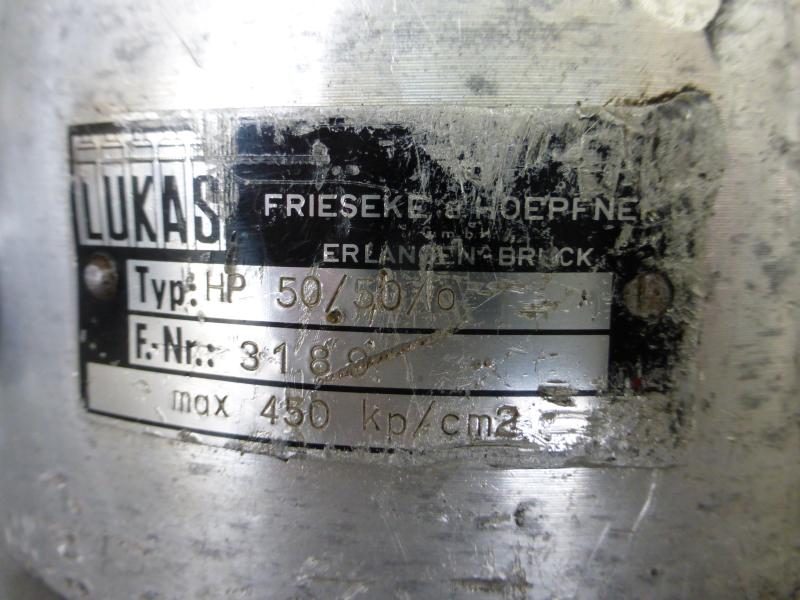 Einfachwirkender Leichtmetallzylinder mit Federrückzug, Hydraulikstempel, Hydraulikzylinder, Lukaszylinder, Maschinenheber