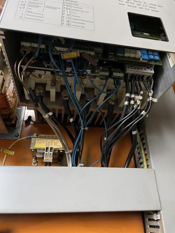 Gleichstrom-Hauptspindelantrieb, Stromrichtergeräte mit digitaler Reglung Simoreg V55, Spindelmodul