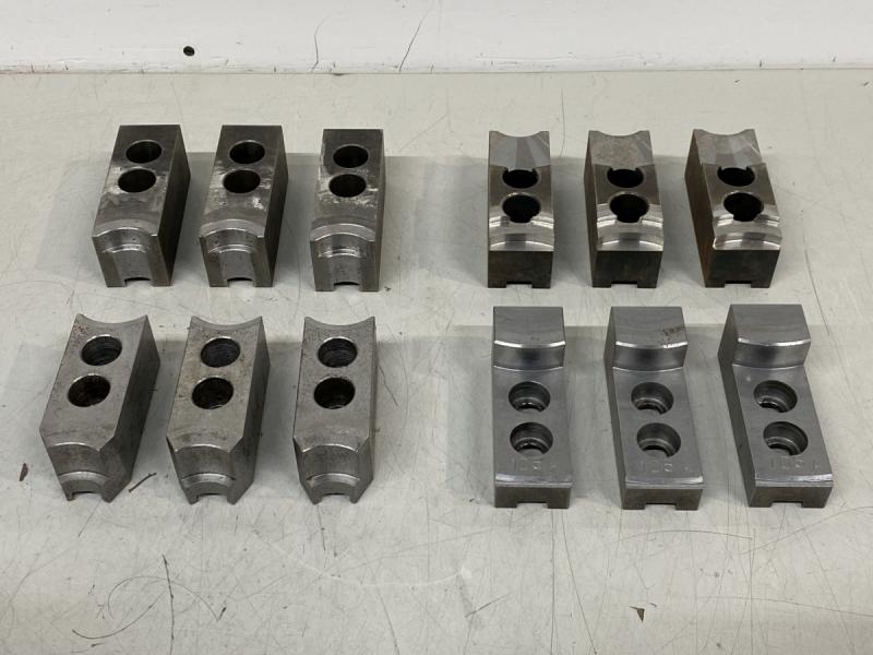 4 Satz Aufsatzbacken, Futterbacken für 3-Backen Kraftspann-Drehfutter