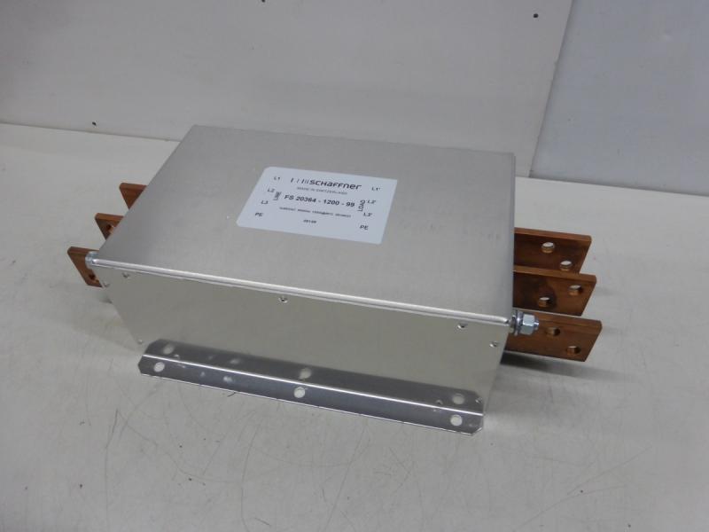 Hochstrom-EMV-Filter SCHAFFNER, 3 Phasen, 3x AC-Vorschaltgerät, Netzanschlußmodul, Netzfilter