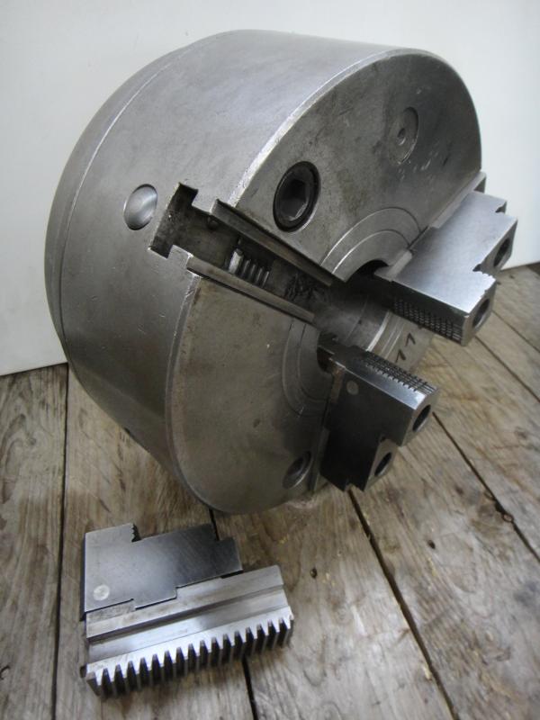 3-Backen Keilstangen Drehfutter vermutlich RÖHM oder SCHUNK, Baugleich Forkardt F315 oder