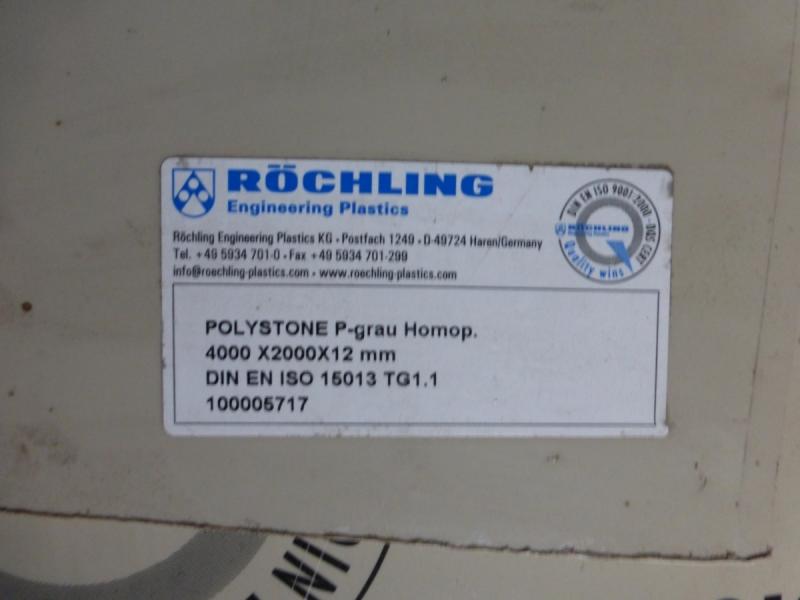 Kunststoffplatte, Plattenmaterial Polystone, Flachmaterial, Kunststoff-Halbzeug