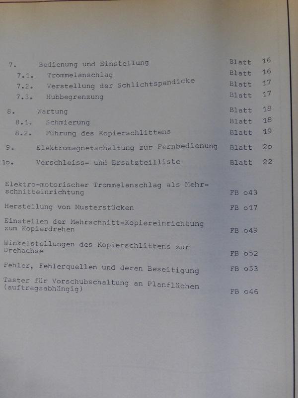 Bedienungsanleitung Hydro-Kopiereinrichtung Sauter für Hydraulische Kopiereinrichtung