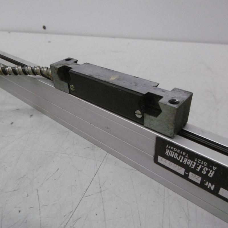 Glasmaßstab, inkrementales Längenmesssystem, Linear Scale, Maßstab mit Glaslineal für Positionsanzeige