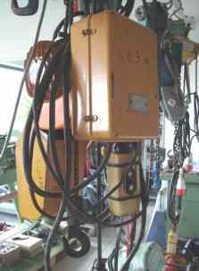 E-Kettenzug, Elektro Hubwerk, Kran 250 kg, Hakenweg 6 Meter 