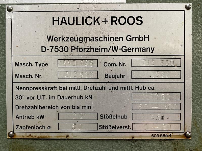 Exzenter Stanzautomat mit NC Walzenvorschub EBU - Doppelständer Exzenterpresse