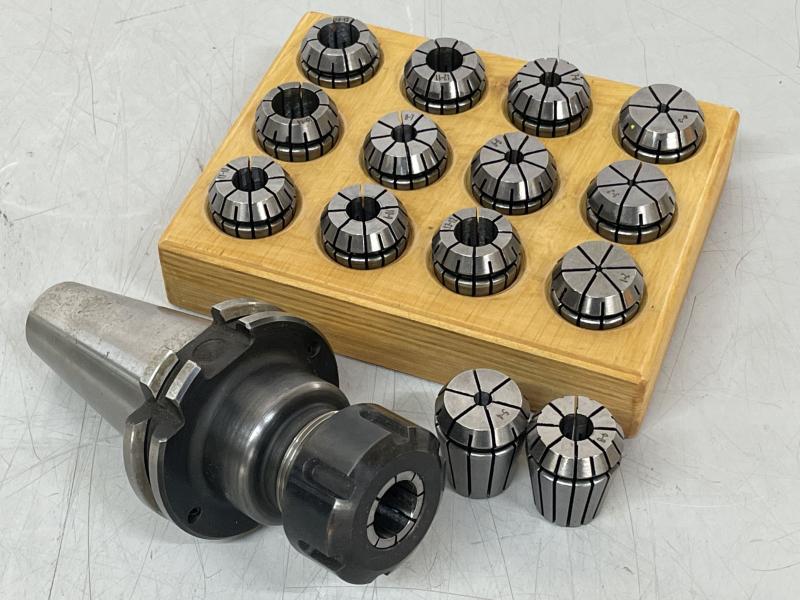 Spannzangenfutter ISO40, SK40, Spannzangensatz mit Spannzangeaufnahme ER25