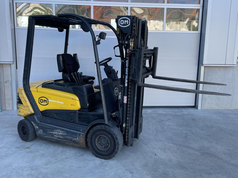 Elektro Gabelstapler Traglast 2500 kg, Hubhöhe 4340 mm mit Batterie aus Bj. 2022 + Ladegerät