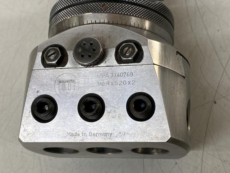 Universal Plan- und Ausdrehkopf, passend für DECKEL mit MK4 / SK 40 - S20x2