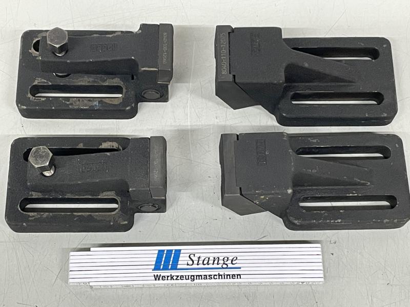 4 Stück Spannelemente, Niederzugspanner, Stabilspannbacken, Spannpratze