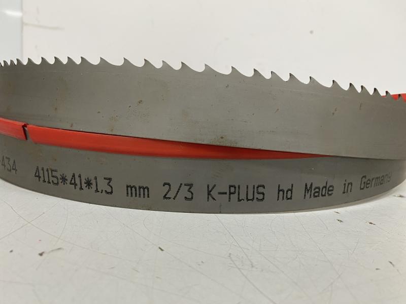 Sägeband, Bandsägeblatt, Bandsäge-Sägeband, Bandsägeband 4115 x 41 x 1,3 mm