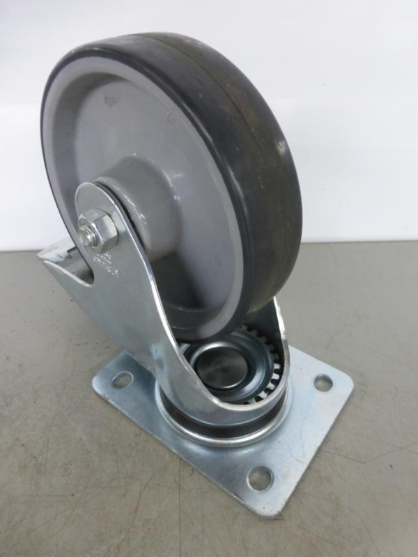 4 Stück Bockrollen, Lenkrollen mit Feststeller, lenkbare Schwerlastrolle für Transportroller