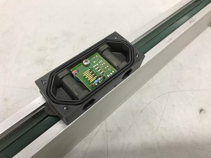 Glasmaßstab, inkrementales Längenmesssystem, Linear Scale, Maßstab mit Glaslineal für Positionsanzeige