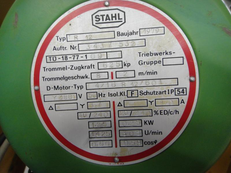 E-Kettenzug, Elektro Hubwerk, Kran mit Kranaufhängung für KBK2 2-Träger Kranbrücke