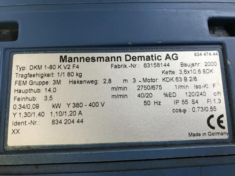 E-Kettenzug Kran