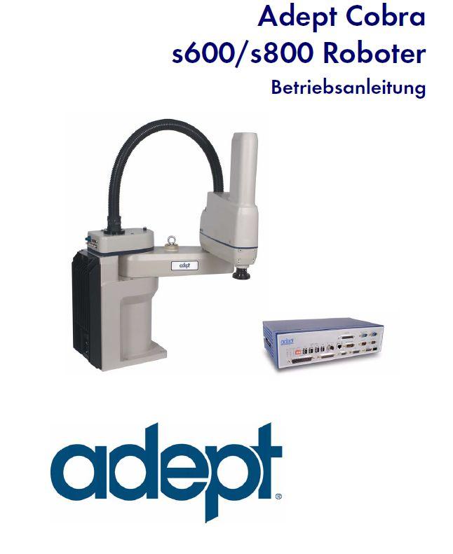 Bedienungsanleitung, Betriebsanleitung für Scara Roboter