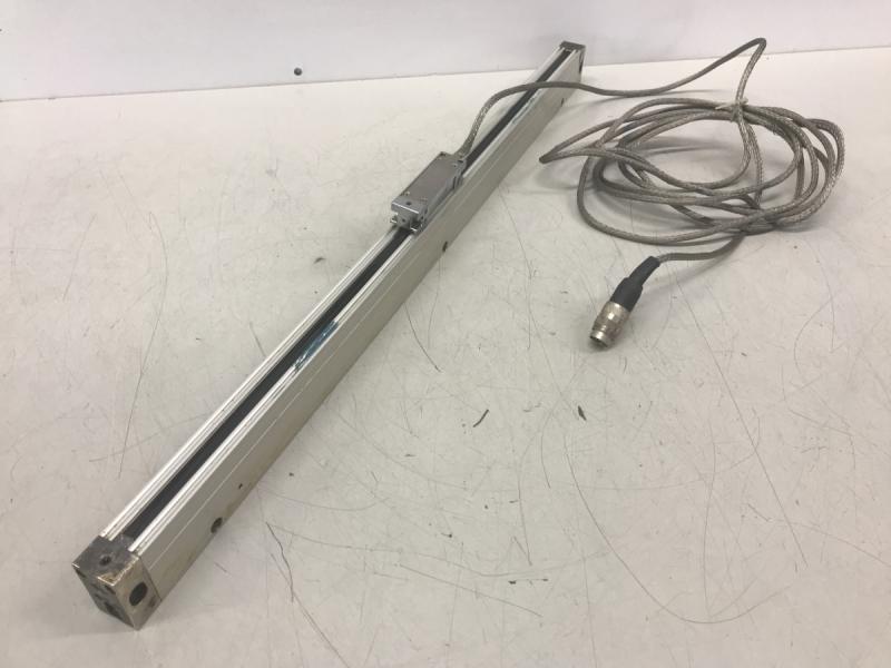 Glasmaßstab, inkrementales Längenmesssystem, Linear Scale, Linear Encoder, Maßstab mit Glaslineal für Positionsanzeige