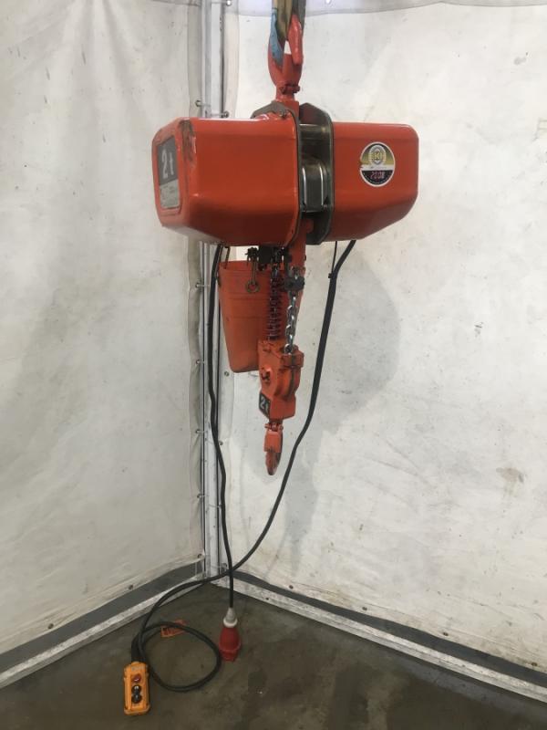 E-Kettenzug, Elektro Hubwerk, Kran 2000 kg