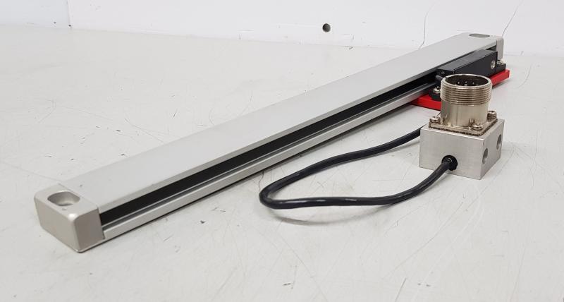 Glasmaßstab, inkrementales Längenmesssystem, Linear Scale, Maßstab mit Glaslineal für Positionsanzeige