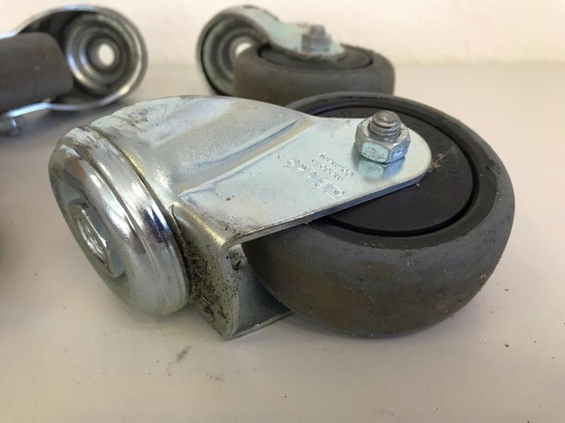 4 Stück Lenkrollen, wie Bockrollen