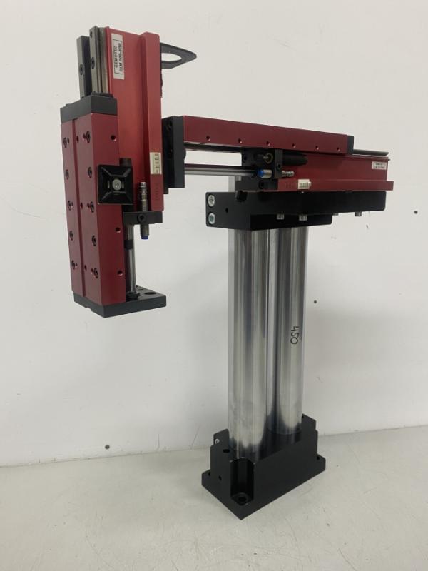 Pneumatischer Pick & Place Manipulator, Ladeeinheit wie Scara Roboter