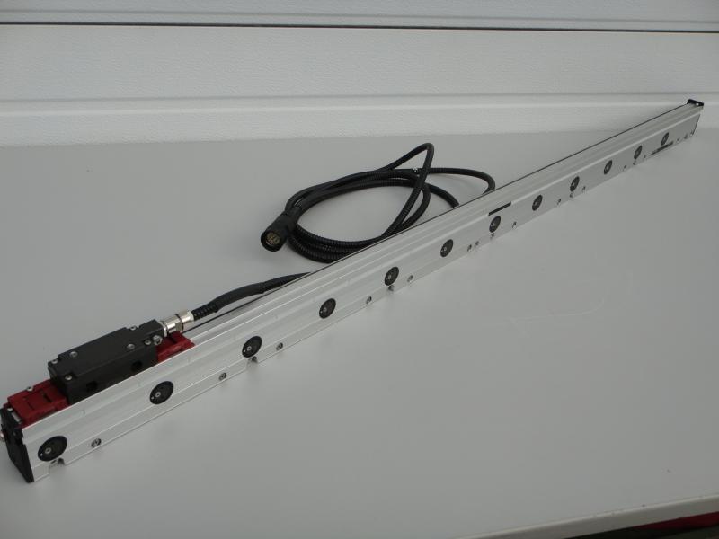 Glasmaßstab, inkrementales Längenmesssystem, Linear Scale, Maßstab mit Glaslineal für Positionsanzeige