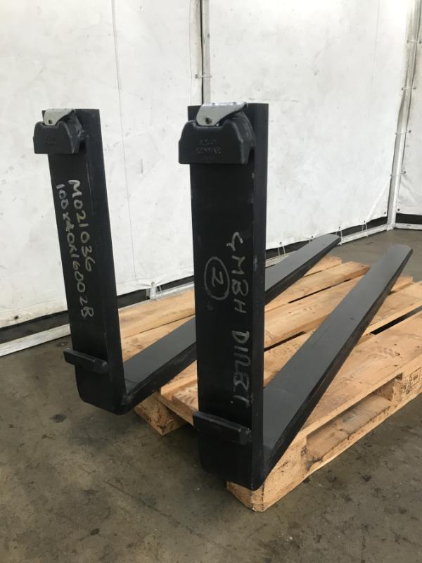 Gabelstaplergabeln, Gabelzinken, Staplerzinken mit Antirutschbeschichtung