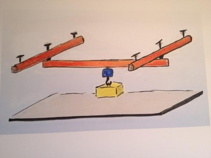 Hängekranbahn Krananlage, Leichtkransystem, Einschienen-Hängebahn mit Einschienen Kranbrücke