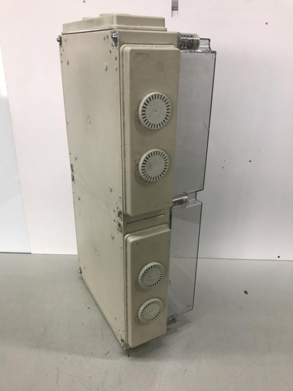 Verteilerkasten mit Klarsichtabdeckung, Leergehäuse Schaltkasten, Klemmkasten