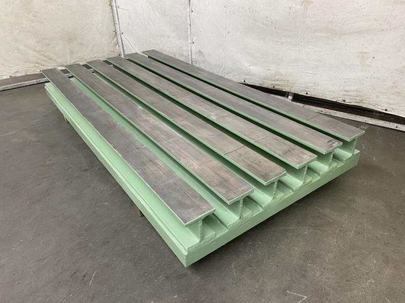 Aufspannplatte, Aufspanntisch, bearbeiteter Stahl Maschinentisch