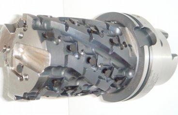 Neuer - unbenutzter Igelfräser Ø 80 x 120 mm für HM-Platten mit Werkzeugaufnahme HSK100 