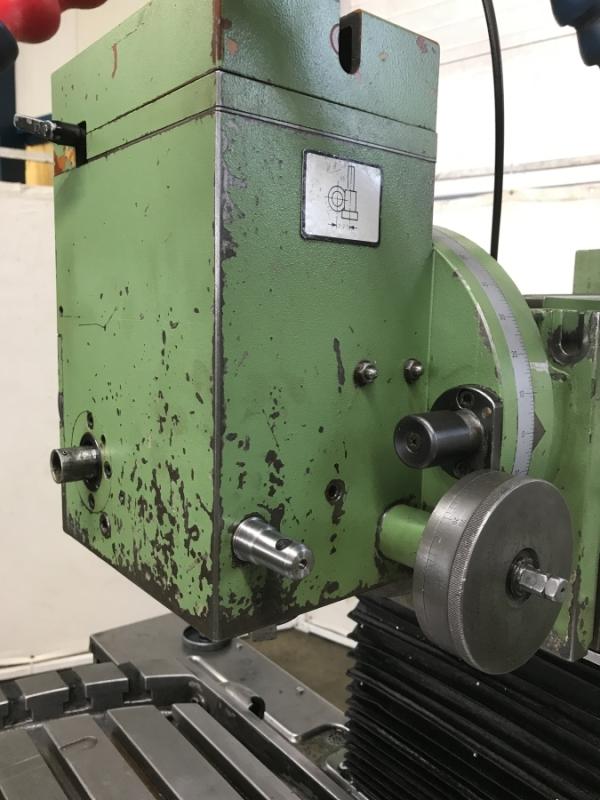 Univ. Werkzeugfräsmaschine, Fräsmaschine mit Handrädern und Digitalanzeige HEIDENHAIN