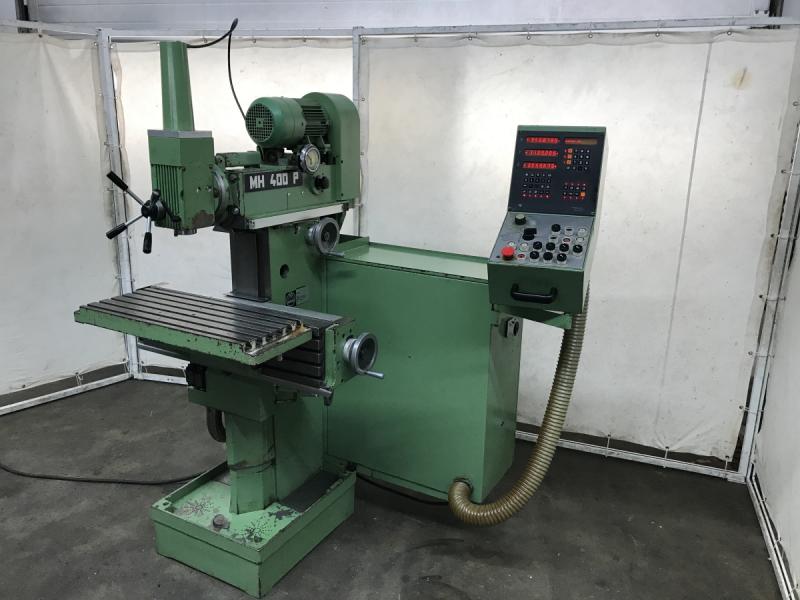 Univ. Werkzeugfräsmaschine, Fräsmaschine mit Handrädern und Digitalanzeige Heidenhain