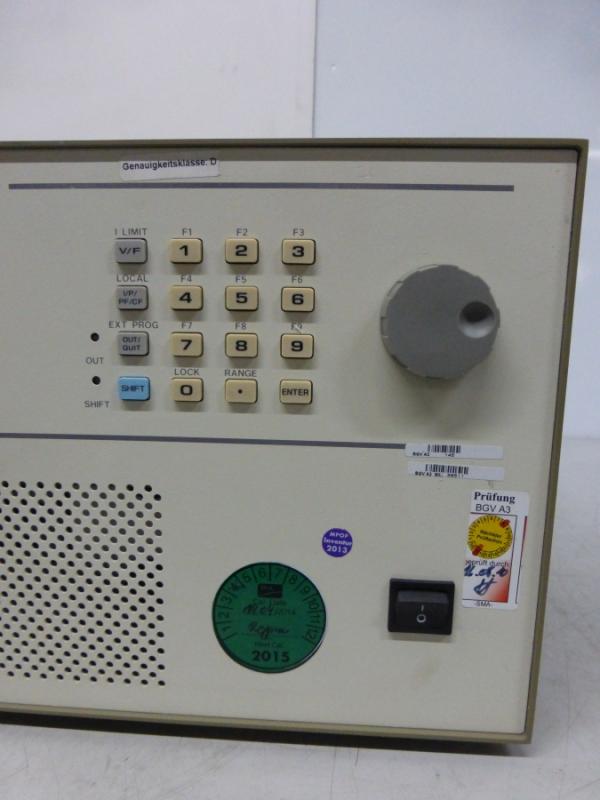 Programmierbarer Wechsel-Spannungsregler, Programmable AC Power Source, Labornetzgerät, Netzgerät