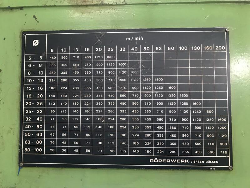 Radialbohrmaschine MK6, mit Plattenfeld 8000 x 2100 mm