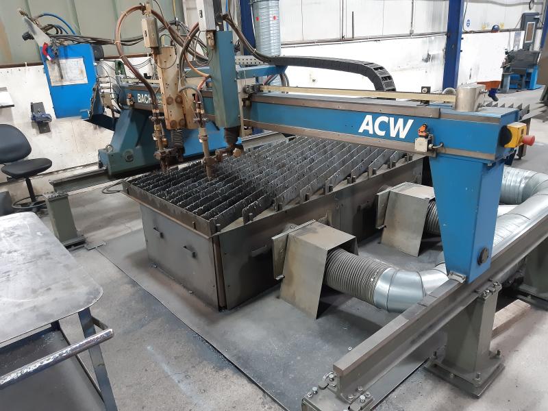 CNC Brennschneidanlage, Brennschneidmaschine 2500 x 6000 mm, mit Steuerung NBS 400