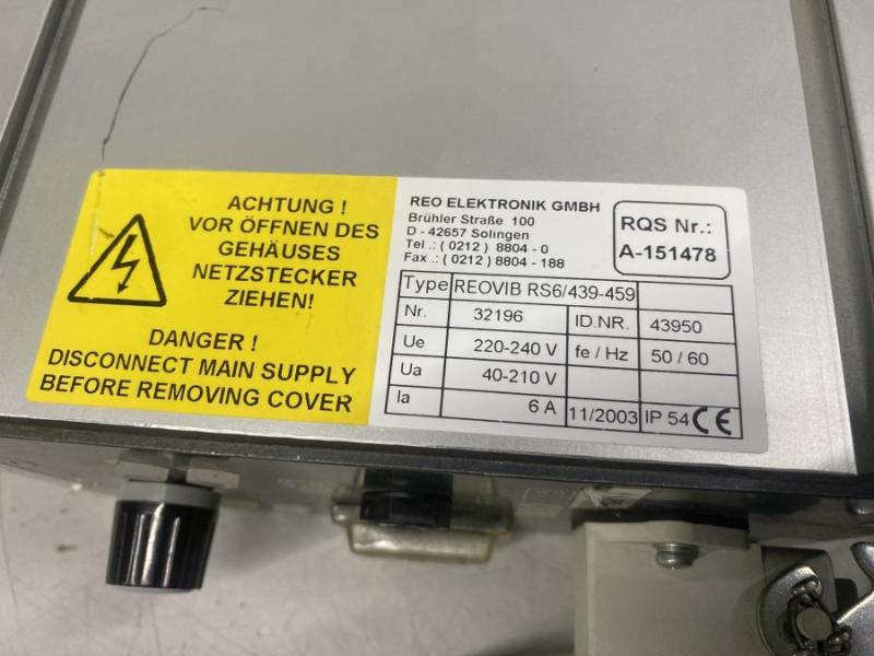 Steuergerät für Schwingantriebe, Regler für Vibrationsförderer, Phasenanschnittsteuergerät