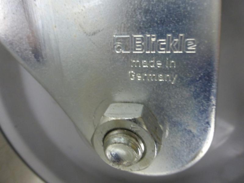 4 Stück Bockrollen, Lenkrollen mit Feststeller, lenkbare Schwerlastrolle für Transportroller