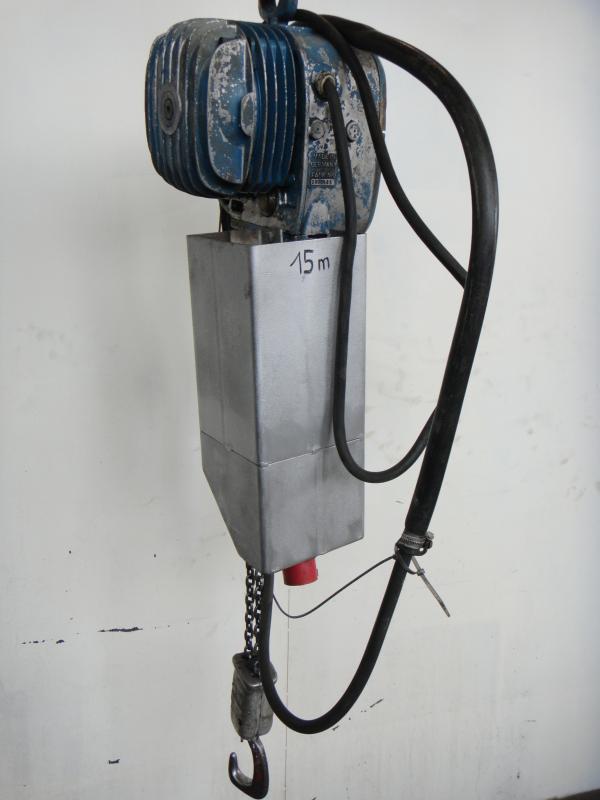 E-Kettenzug, Elektro Hubwerk, Kran 500 kg mit 15 Meter Hakenweg
