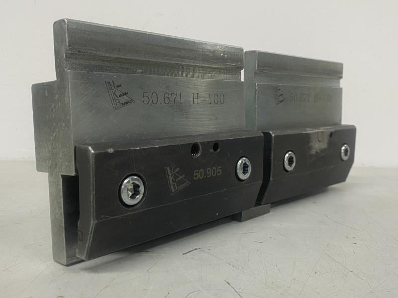 2 Stück  Spannvorrichtung für Abkantwerkzeug, Werkzeughalter für Abkantpresse