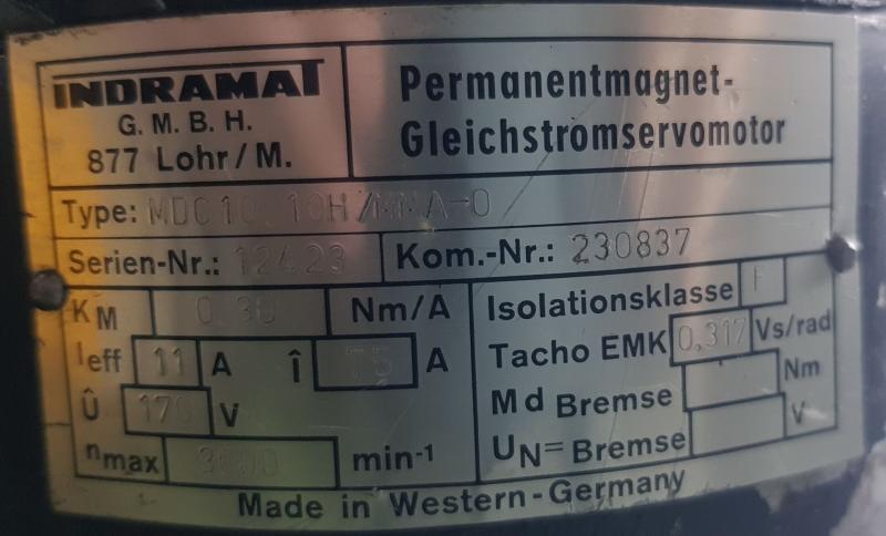 Permanentmagnet Gleichstrom-Servomotor von MAHO Fräsmaschine