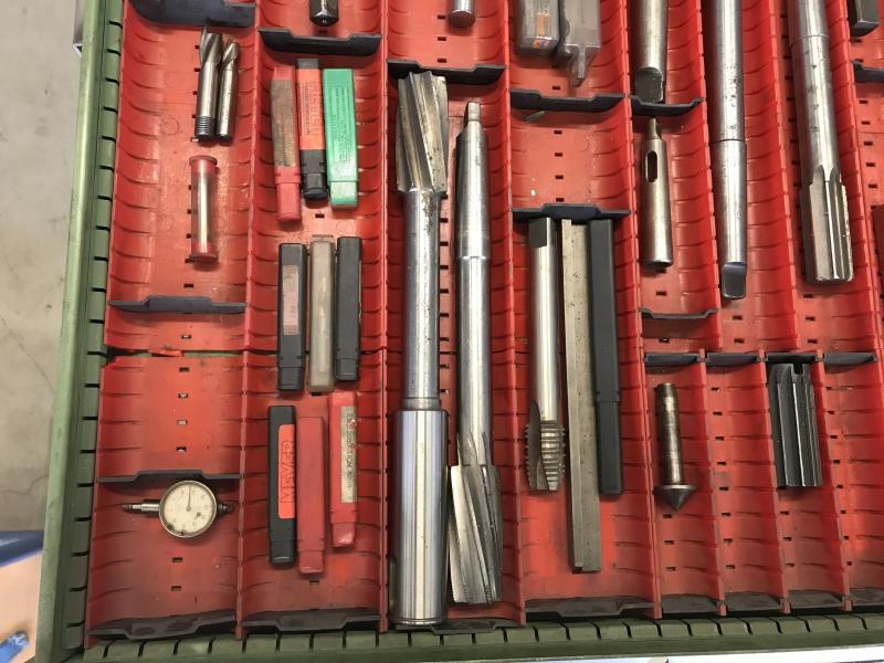 Posten Reibahlen und verstellbare Reibahle, Aufsteckreibahle mit MK-Schaft (über 40 Stück)