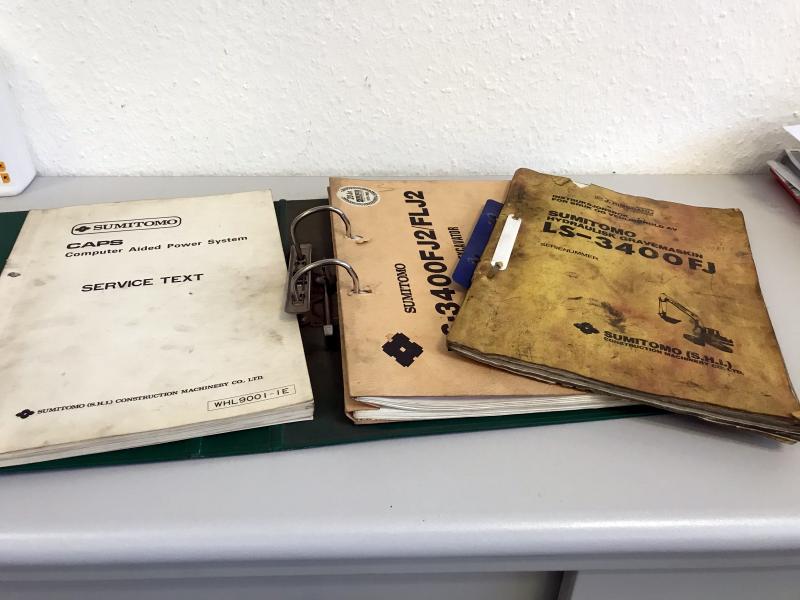 Bedienungsanleitung, Elektroplan, Hydraulikersatzteilliste 