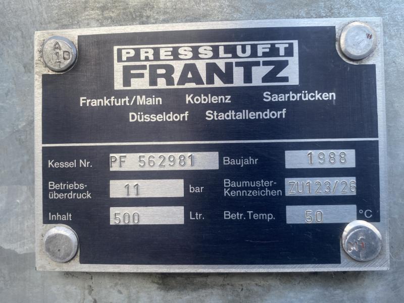 Druckluftbehälter, Drucklufttank, Druckluftkessel