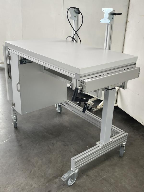 Höhenverstellbare Werkbank, höhenverstellbarer Arbeitstisch, Elektrowerkbank