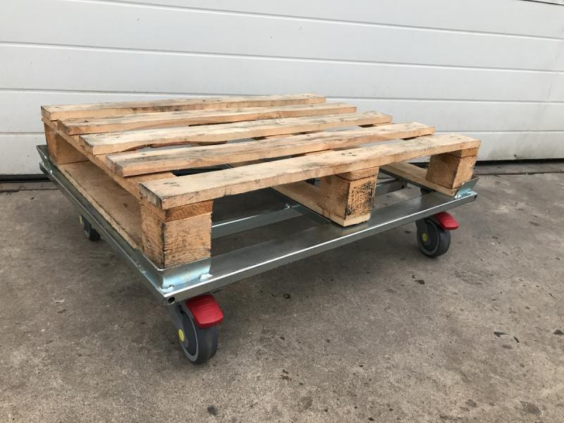 Palettenroller, Bodenroller, Rahmenwagen, Transportwagen GORR für Halbpaletten Palettenroller, Bodenroller, Rahmenwagen, Transportwagen GORR für Halbpaletten
